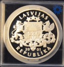 Latvia: 1 lats 2001 thumbnail
