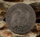 U.S.A: 1/2 Dollar 1854 med PILER thumbnail