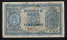 5 kr 1947. Kv. 1-/2 thumbnail