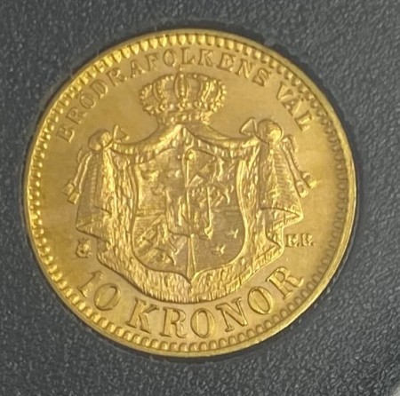 Sverige: 10 kronor 1901 kv.01