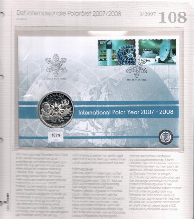 Myntbrev nr 108: Det internasjonale Polaråret 2007/2008