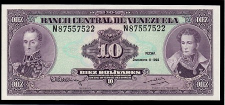 Venezuela: 10 Bolivares 1992(183)