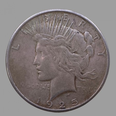USA:1 dollar 1925 "Peace Dollar"
