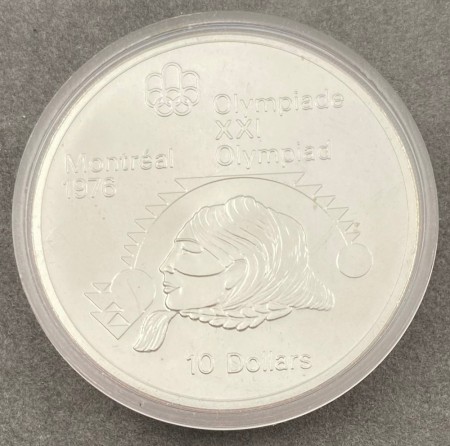Canada: 10 dollars 1975 - Kulestøt