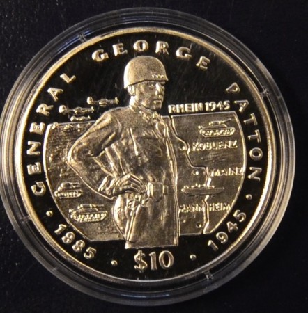 Liberia: 10 $ 1995 - George Patton