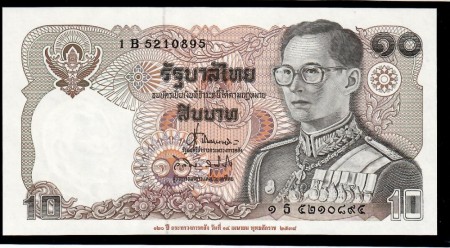 Thailand: 10 Bath 1985(1980)(142)