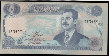 Irak: 100 Dinarer 1974-(166)
