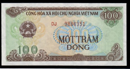 Vietnam: 100 Dong 1991-(156)