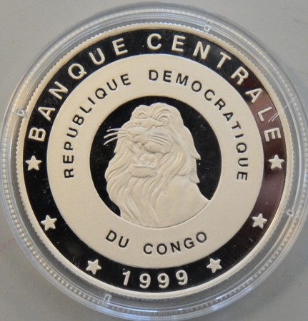 Kongo: 10 franc 1999