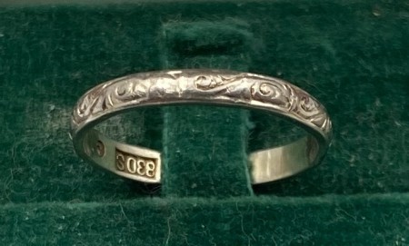 830 sølv ring.(9)