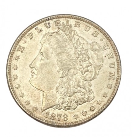 USA:1 dollar 1878 Morgan Dollar.
