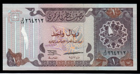 Qatar: 1 Riyal 1985-(163)