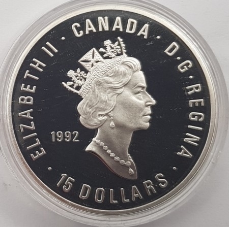 Canada: 15 dollars 1992 