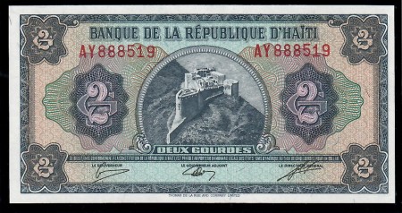 Haiti: 2 Guordes 1990-(192)