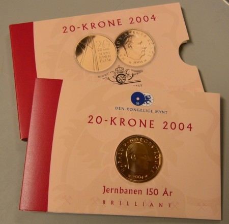 20 kroner 2004 Jernbanen BU