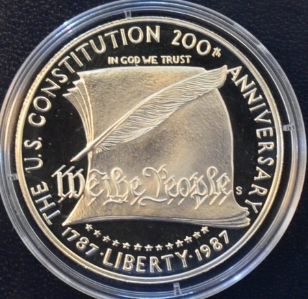 USA: 1 Dollar 1987 U.S. Constitution Bicentennial 