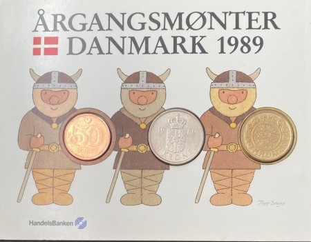 Danmark: Myntsett 1989