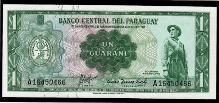 Paraguay: 1 Guarani 1963-(185)